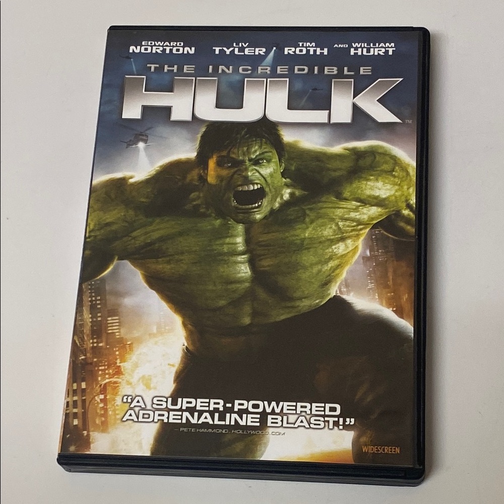 The Incredible Hulk DVD Marvel Superhero Movie Edward Norton Action Film